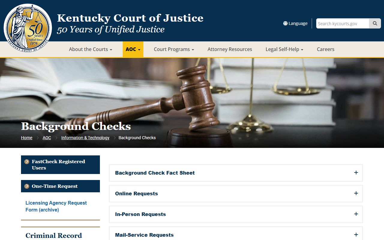 Bell County court records Kentucky AOC criminal record report page
