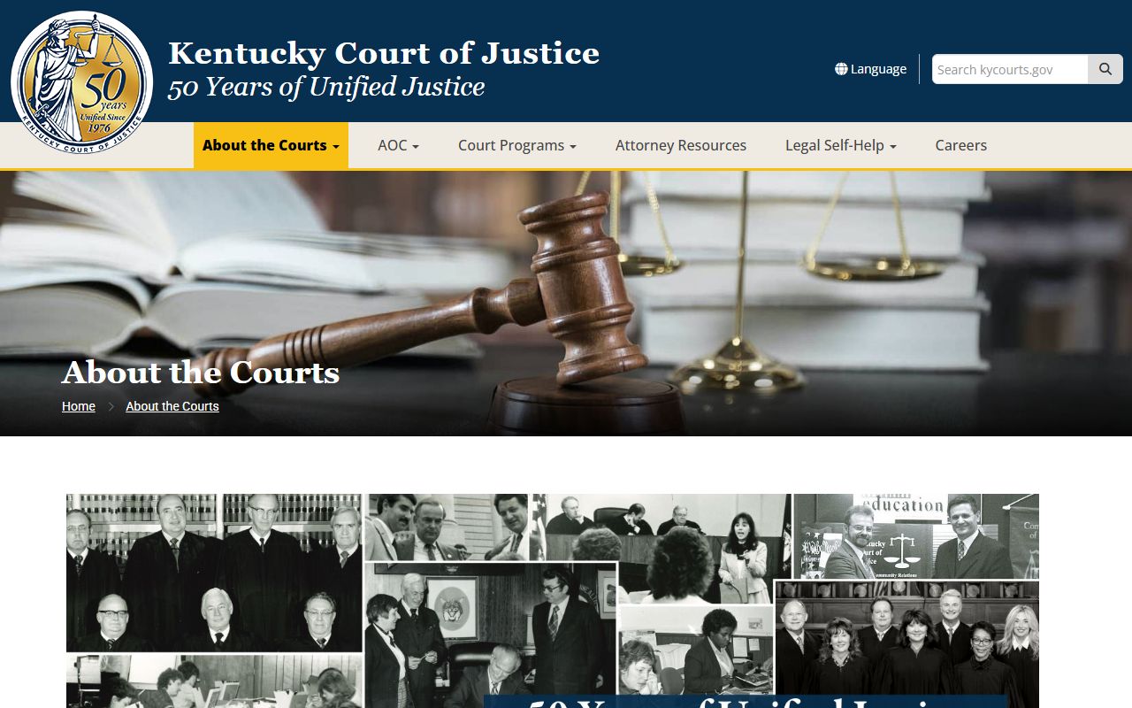 Bell County court records Kentucky Court of Justice court structure overview